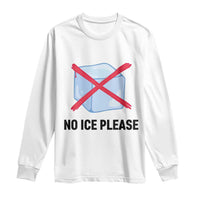 No Ice Please Long Sleeve Shirt Subtle Anti ICE Deportation Human Rights