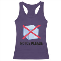 No Ice Please Racerback Tank Top Subtle Anti ICE Deportation Human Rights