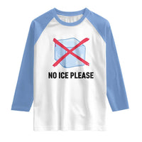 No Ice Please Raglan Shirt Subtle Anti ICE Deportation Human Rights