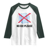 No Ice Please Raglan Shirt Subtle Anti ICE Deportation Human Rights