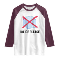 No Ice Please Raglan Shirt Subtle Anti ICE Deportation Human Rights