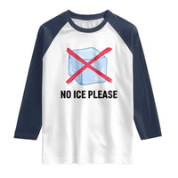 No Ice Please Raglan Shirt Subtle Anti ICE Deportation Human Rights