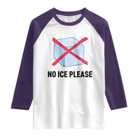 No Ice Please Raglan Shirt Subtle Anti ICE Deportation Human Rights