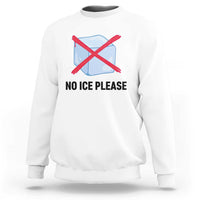 No Ice Please Sweatshirt Subtle Anti ICE Deportation Human Rights