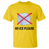 No Ice Please T Shirt Subtle Anti ICE Deportation Human Rights