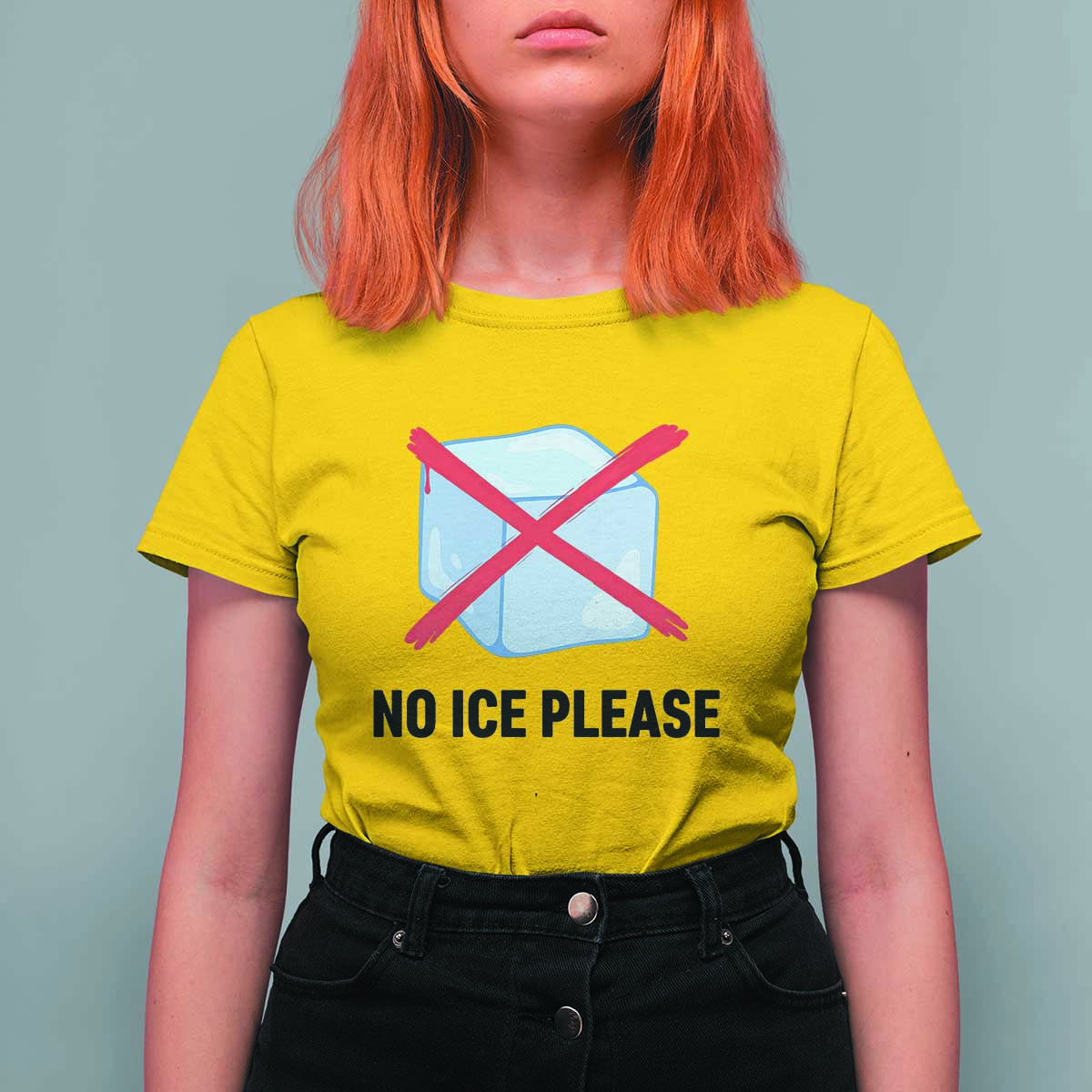 No Ice Please T Shirt For Women Subtle Anti ICE Deportation Human Rights