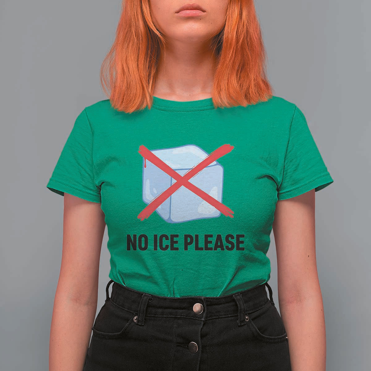 No Ice Please T Shirt For Women Subtle Anti ICE Deportation Human Rights