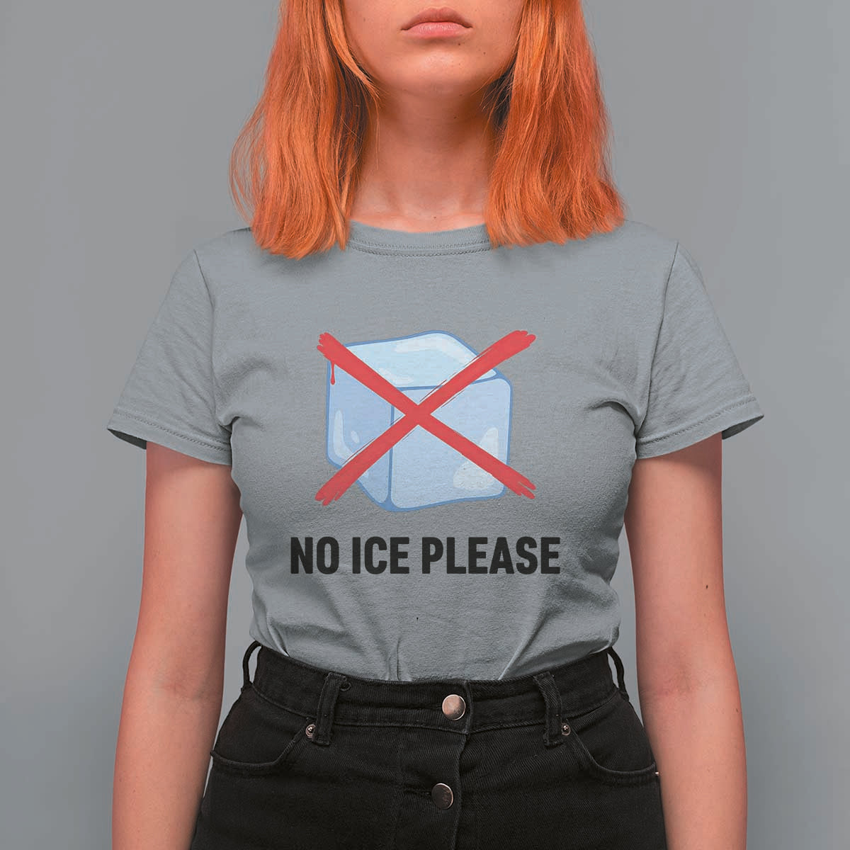No Ice Please T Shirt For Women Subtle Anti ICE Deportation Human Rights