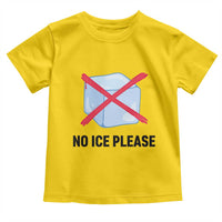 No Ice Please Toddler T Shirt Subtle Anti ICE Deportation Human Rights