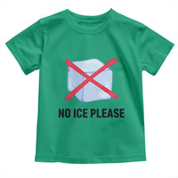 No Ice Please Toddler T Shirt Subtle Anti ICE Deportation Human Rights