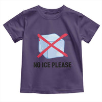 No Ice Please Toddler T Shirt Subtle Anti ICE Deportation Human Rights