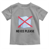 No Ice Please Toddler T Shirt Subtle Anti ICE Deportation Human Rights