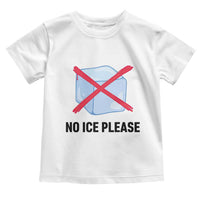 No Ice Please Toddler T Shirt Subtle Anti ICE Deportation Human Rights
