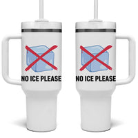 No Ice Please Tumbler With Handle Subtle Anti ICE Deportation Human Rights