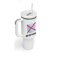 No Ice Please Tumbler With Handle Subtle Anti ICE Deportation Human Rights