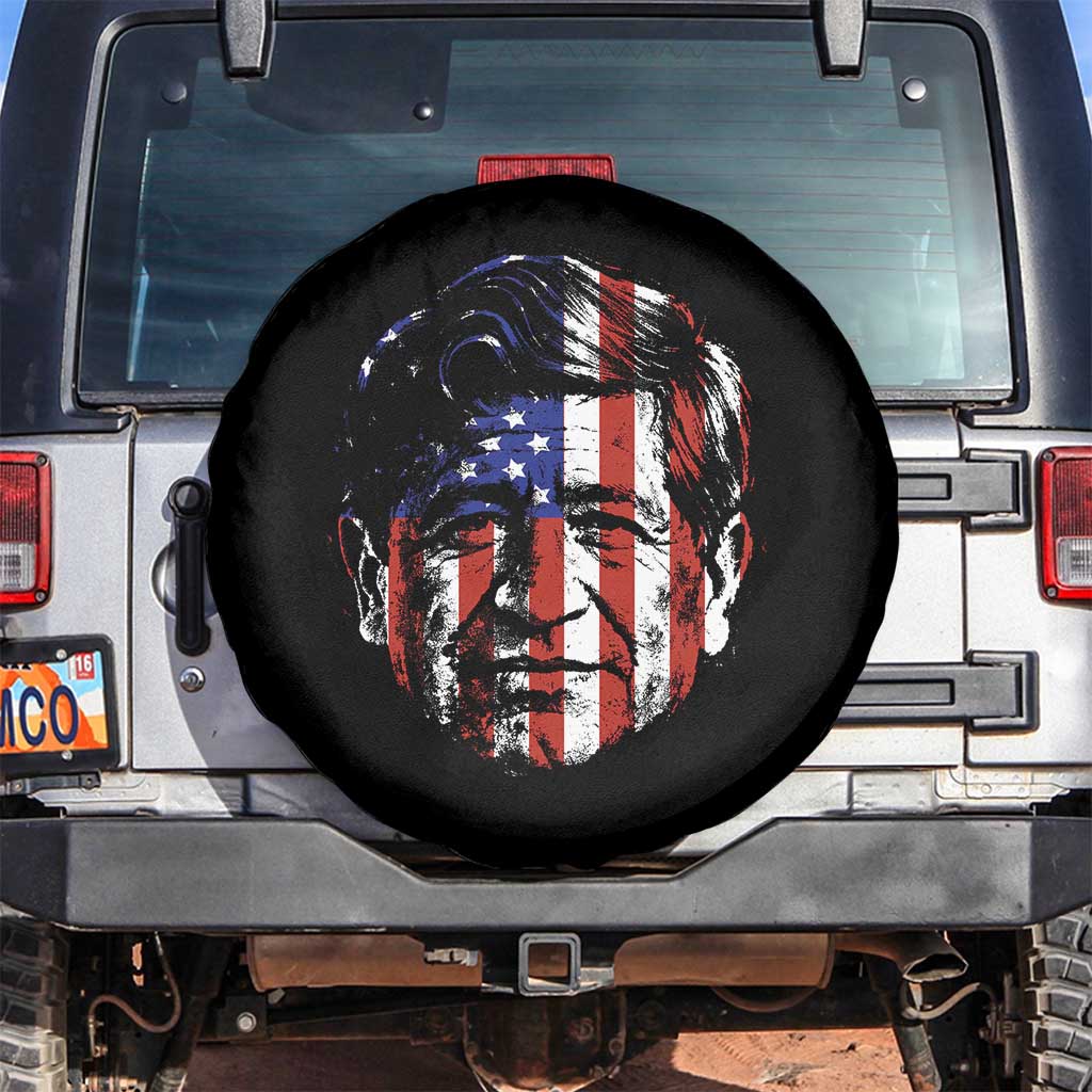 Cesar Chavez Spare Tire Cover Hispanic Heritage Month American Flag Portrait