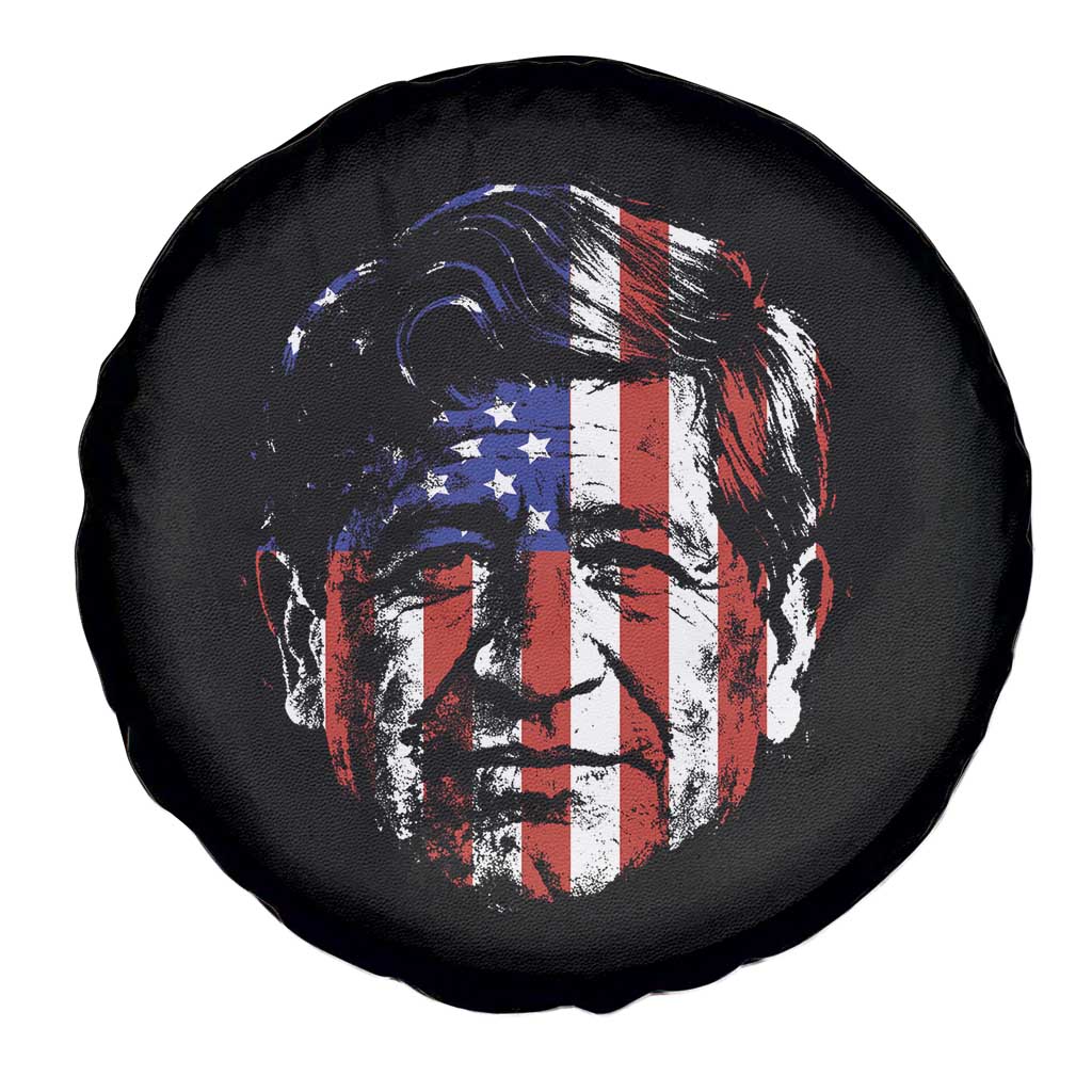 Cesar Chavez Spare Tire Cover Hispanic Heritage Month American Flag Portrait