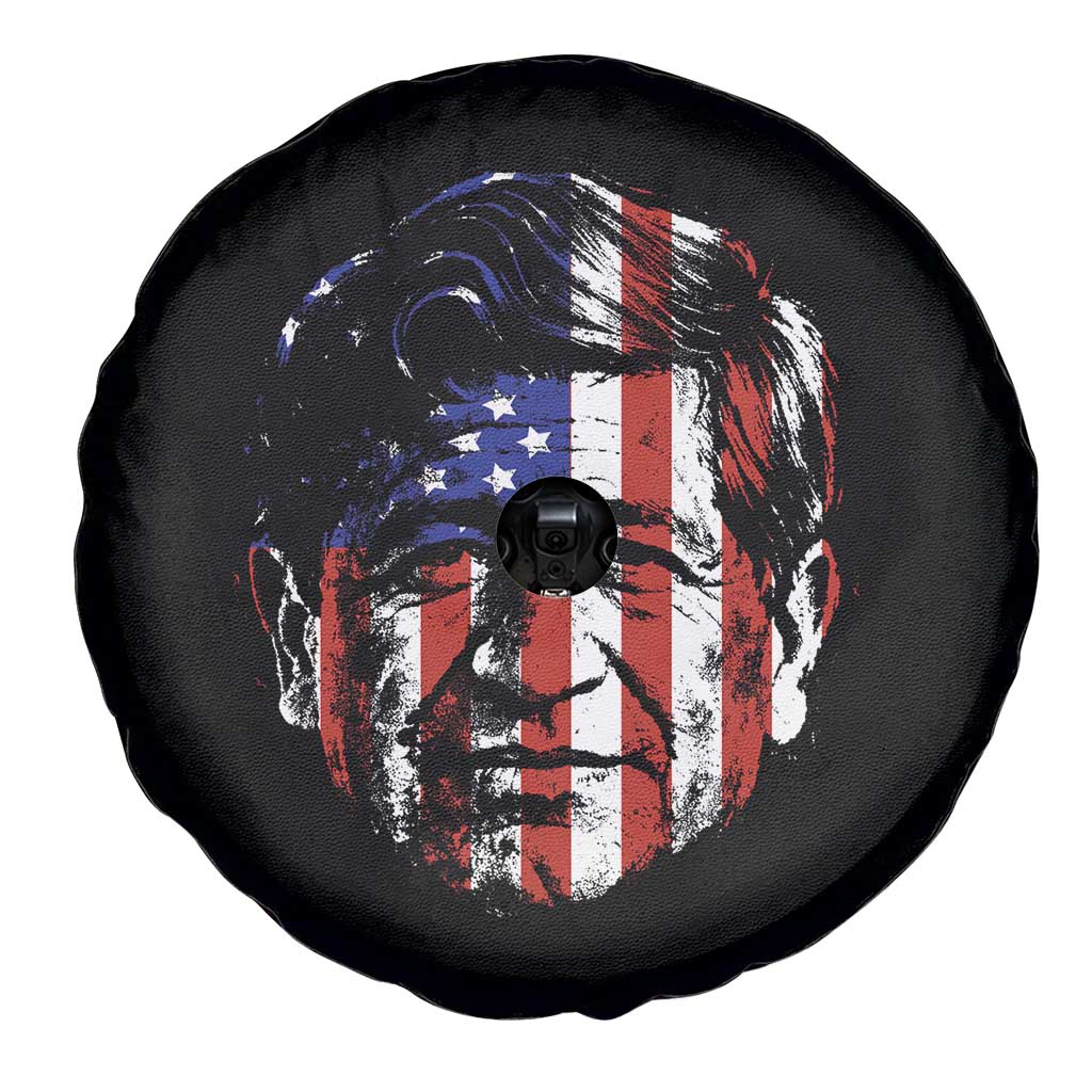 Cesar Chavez Spare Tire Cover Hispanic Heritage Month American Flag Portrait