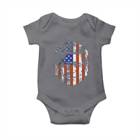 Cesar Chavez Baby Onesie Hispanic Heritage Month American Flag Portrait