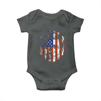 Cesar Chavez Baby Onesie Hispanic Heritage Month American Flag Portrait