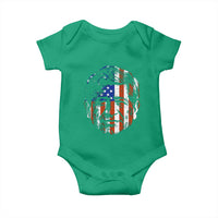 Cesar Chavez Baby Onesie Hispanic Heritage Month American Flag Portrait
