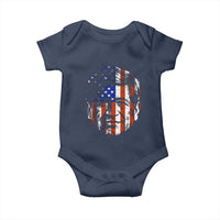 Cesar Chavez Baby Onesie Hispanic Heritage Month American Flag Portrait