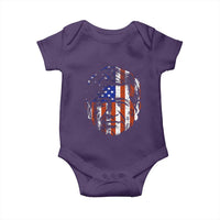 Cesar Chavez Baby Onesie Hispanic Heritage Month American Flag Portrait