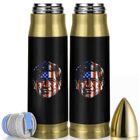 Cesar Chavez Bullet Tumbler Hispanic Heritage Month American Flag Portrait
