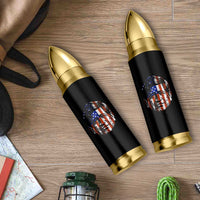 Cesar Chavez Bullet Tumbler Hispanic Heritage Month American Flag Portrait