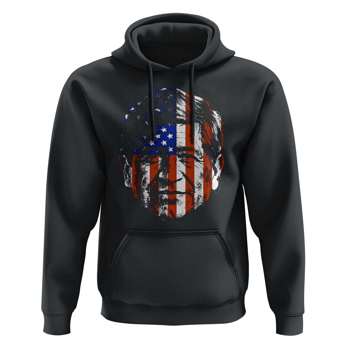Cesar Chavez Hoodie Hispanic Heritage Month American Flag Portrait