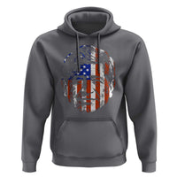Cesar Chavez Hoodie Hispanic Heritage Month American Flag Portrait