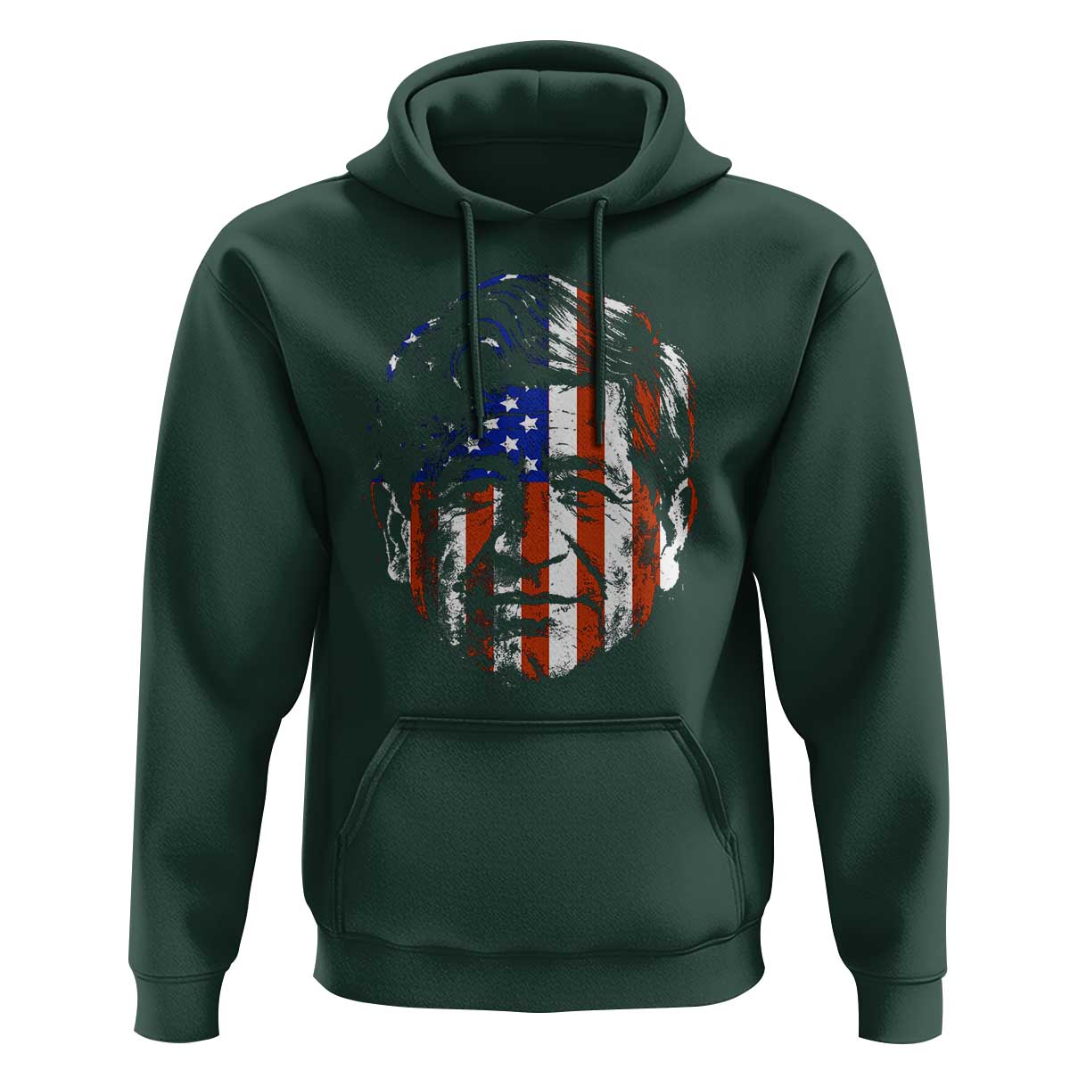 Cesar Chavez Hoodie Hispanic Heritage Month American Flag Portrait