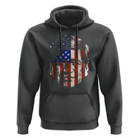 Cesar Chavez Hoodie Hispanic Heritage Month American Flag Portrait