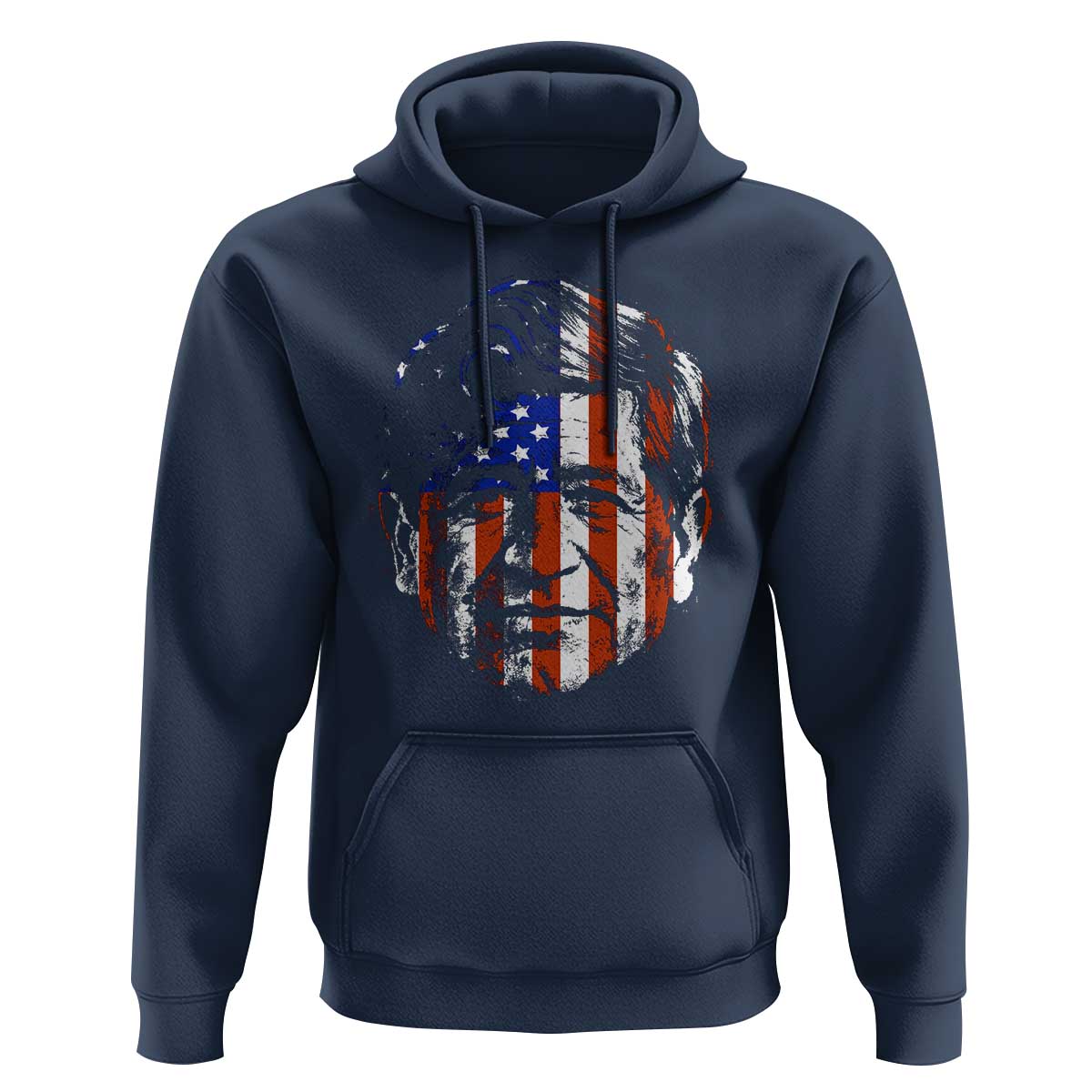 Cesar Chavez Hoodie Hispanic Heritage Month American Flag Portrait