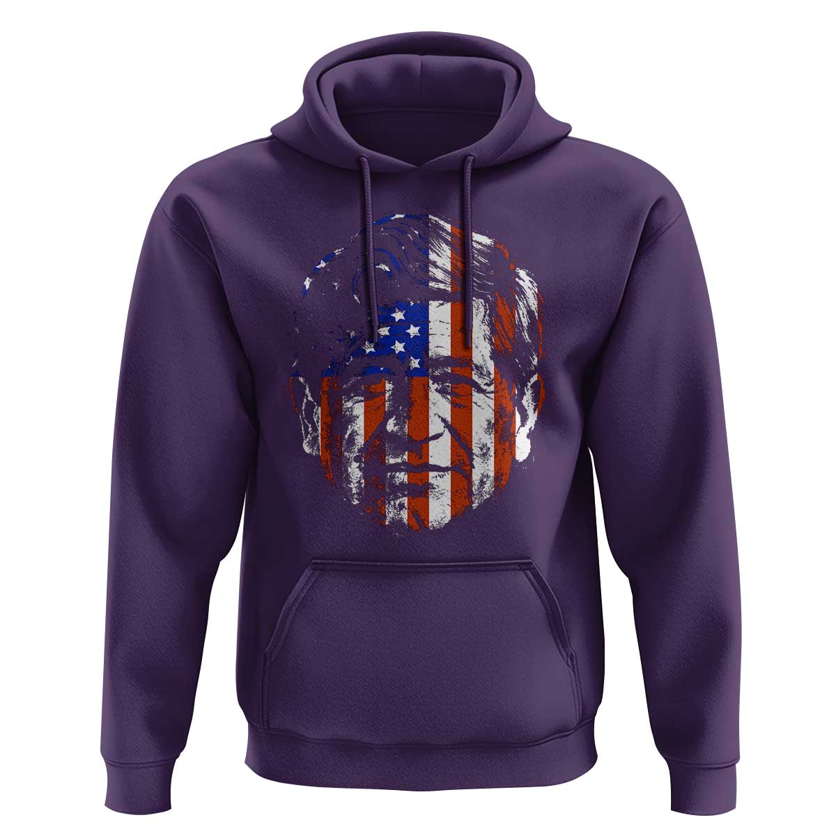 Cesar Chavez Hoodie Hispanic Heritage Month American Flag Portrait