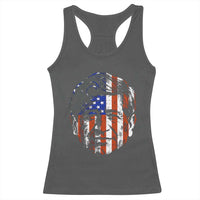 Cesar Chavez Racerback Tank Top Hispanic Heritage Month American Flag Portrait