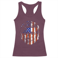 Cesar Chavez Racerback Tank Top Hispanic Heritage Month American Flag Portrait