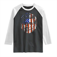 Cesar Chavez Raglan Shirt Hispanic Heritage Month American Flag Portrait