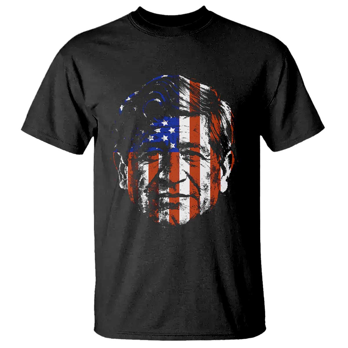 Cesar Chavez T Shirt Hispanic Heritage Month American Flag Portrait