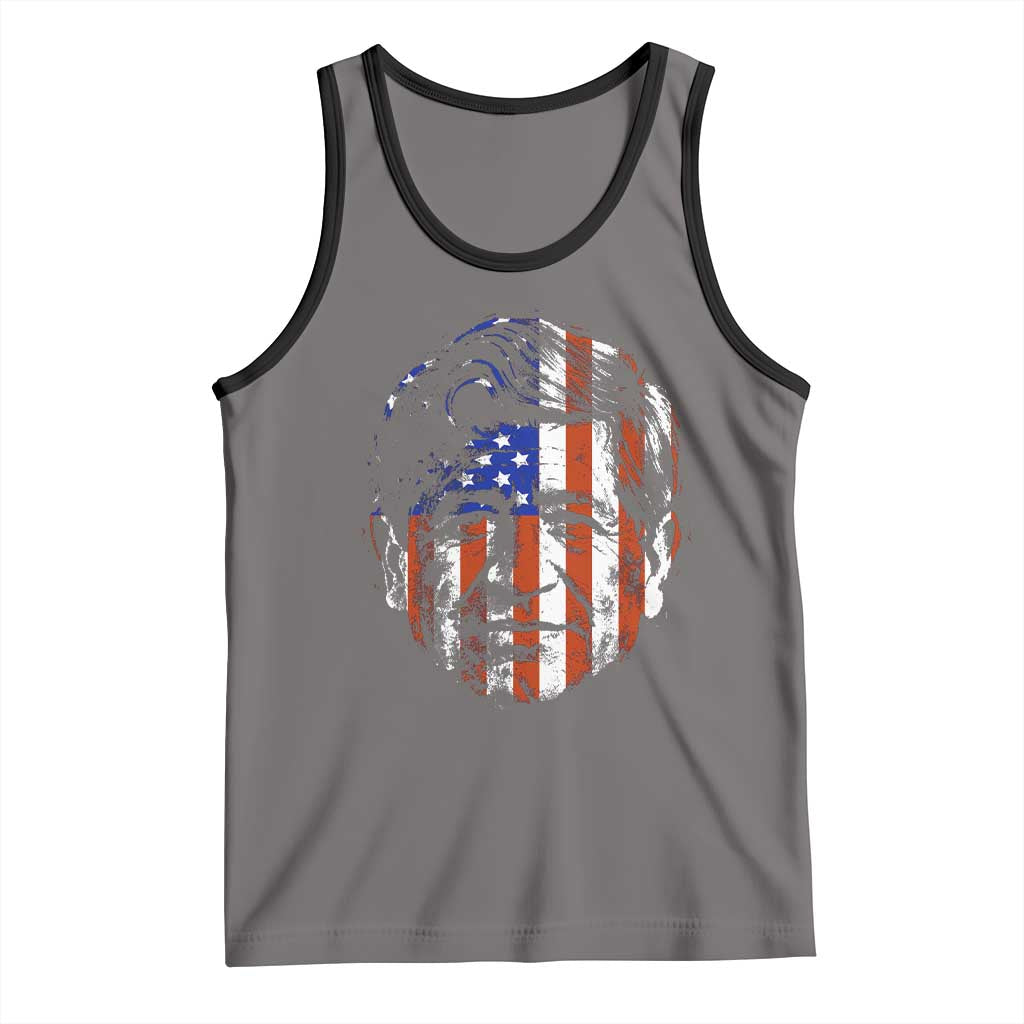 Cesar Chavez Tank Top Hispanic Heritage Month American Flag Portrait