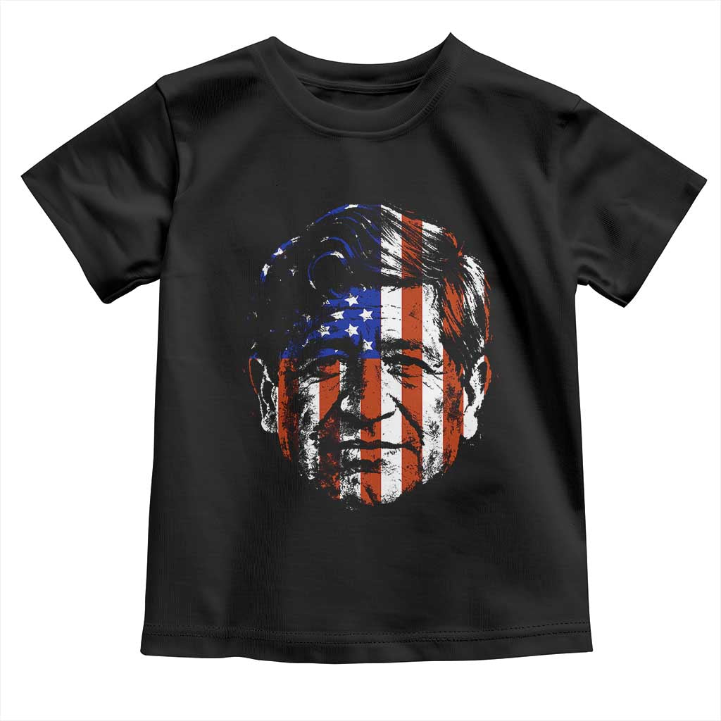 Cesar Chavez Toddler T Shirt Hispanic Heritage Month American Flag Portrait