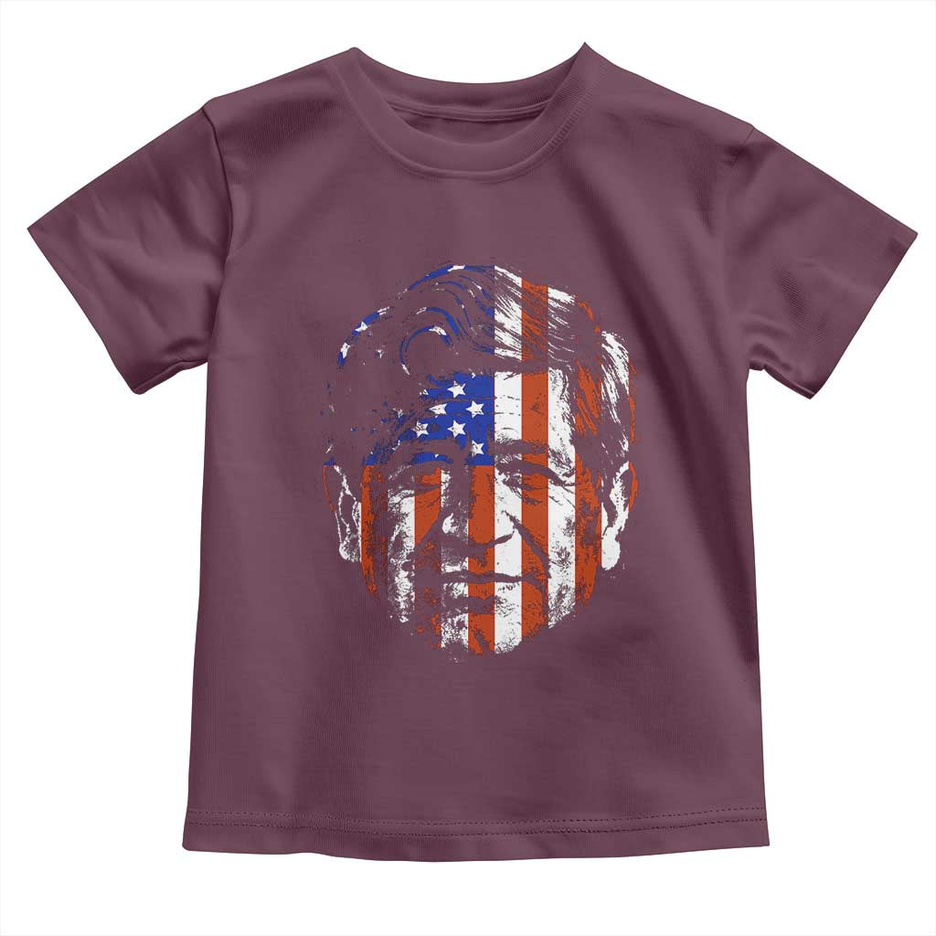Cesar Chavez Toddler T Shirt Hispanic Heritage Month American Flag Portrait