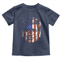 Cesar Chavez Toddler T Shirt Hispanic Heritage Month American Flag Portrait