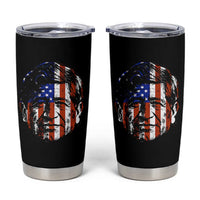 Cesar Chavez Tumbler Cup Hispanic Heritage Month American Flag Portrait