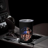 Cesar Chavez Tumbler Cup Hispanic Heritage Month American Flag Portrait