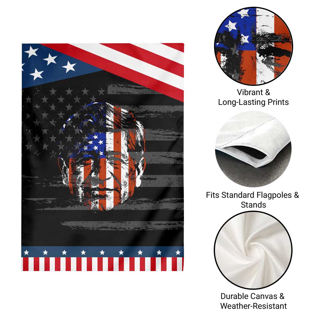 Cesar Chavez Garden Flag Hispanic Heritage Month American Flag Portrait