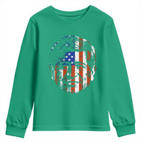 Cesar Chavez Youth Sweatshirt Hispanic Heritage Month American Flag Portrait