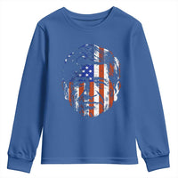 Cesar Chavez Youth Sweatshirt Hispanic Heritage Month American Flag Portrait