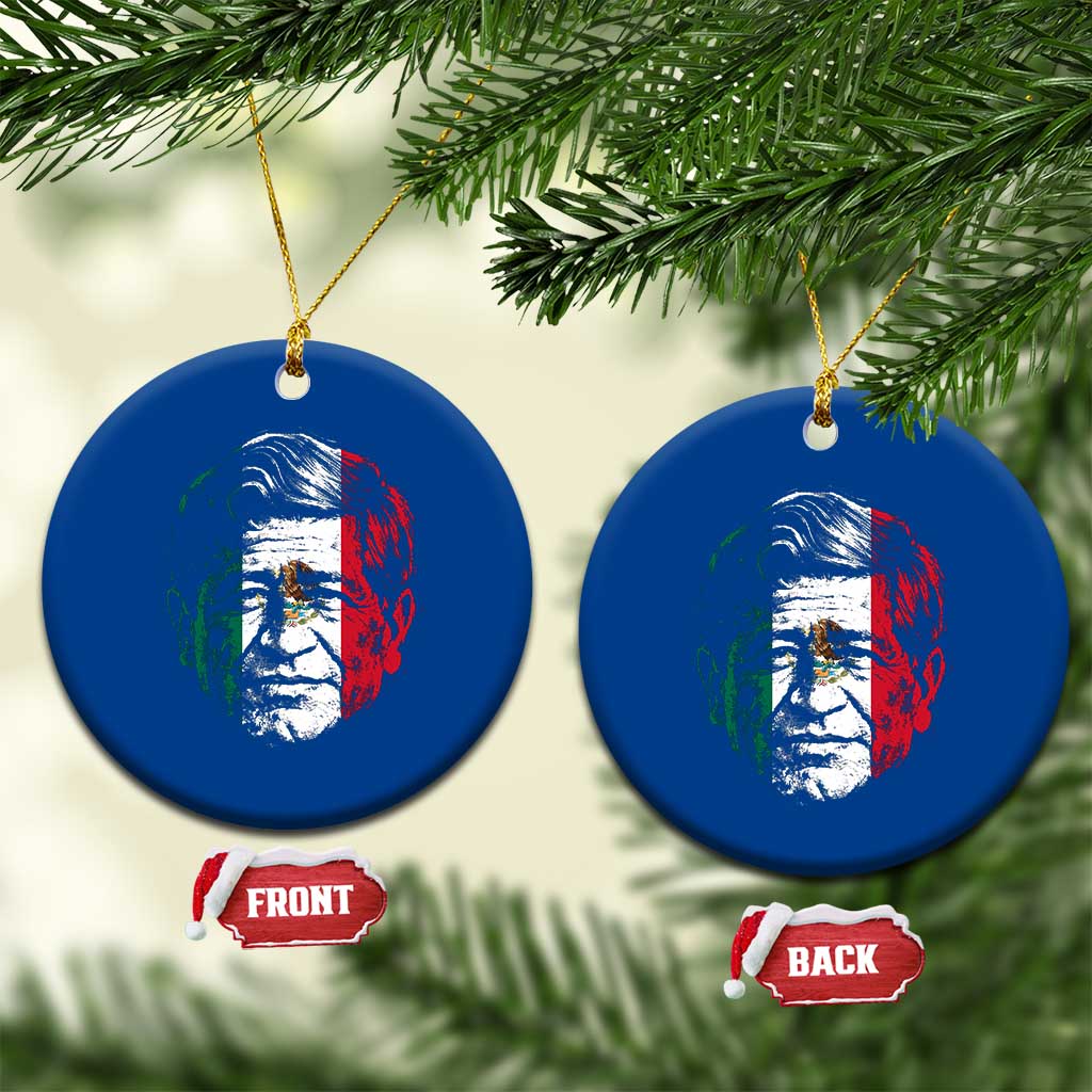 Cesar Chavez Day Mexican American Pride Ceramic Ornament