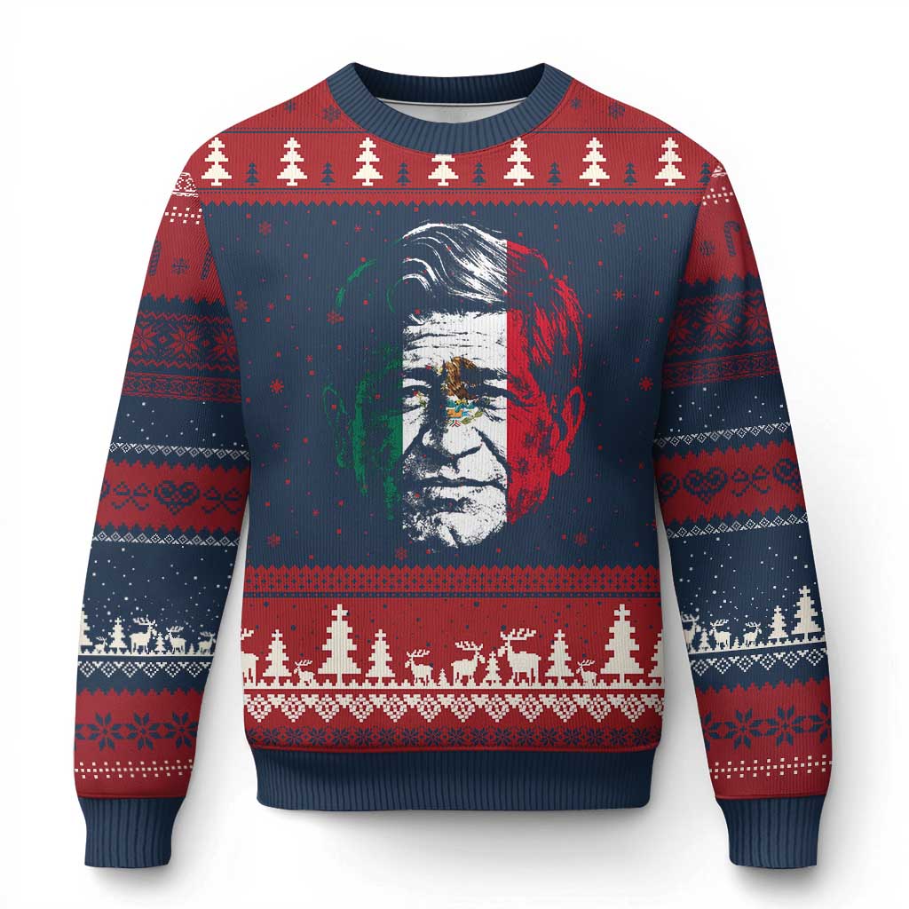 Cesar Chavez Day Mexican American Pride Ugly Christmas Sweater
